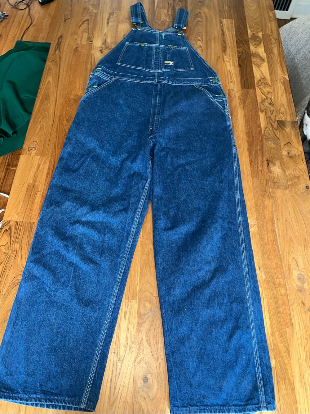Vintage 1990’s OshKosh B'gosh Dark Blue Denim Overalls made in USA